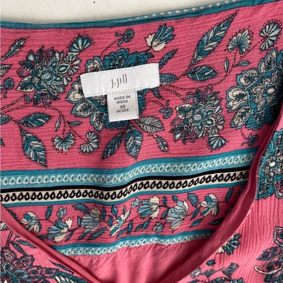 J. Jill Floral Maxi Dress - Size XS Petite - Very Good Condition - Picture 8 of 8